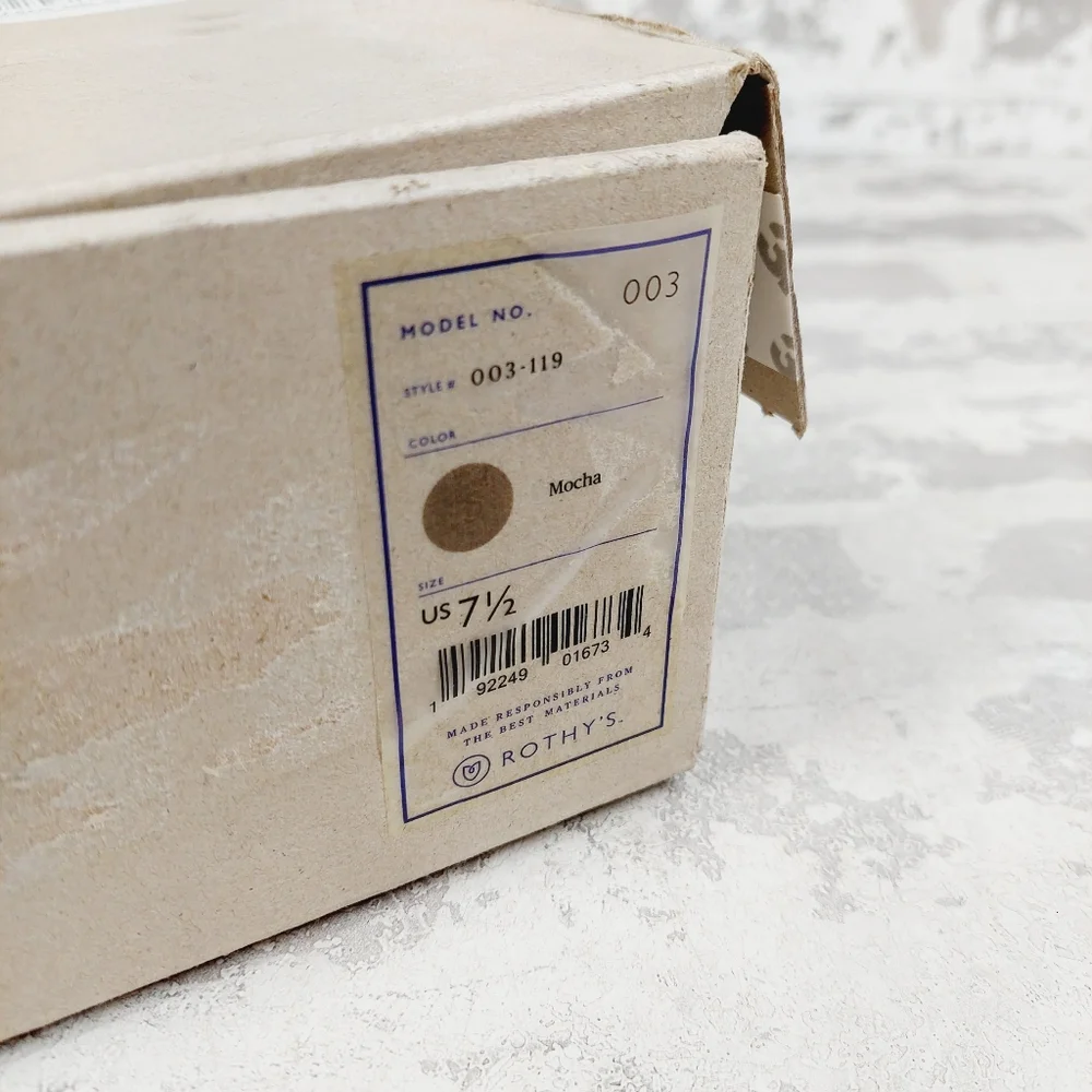 New Rothy's The Loafer Mocha Knit Round Toe Slip On Loafers T305 - Picture 9 of 10